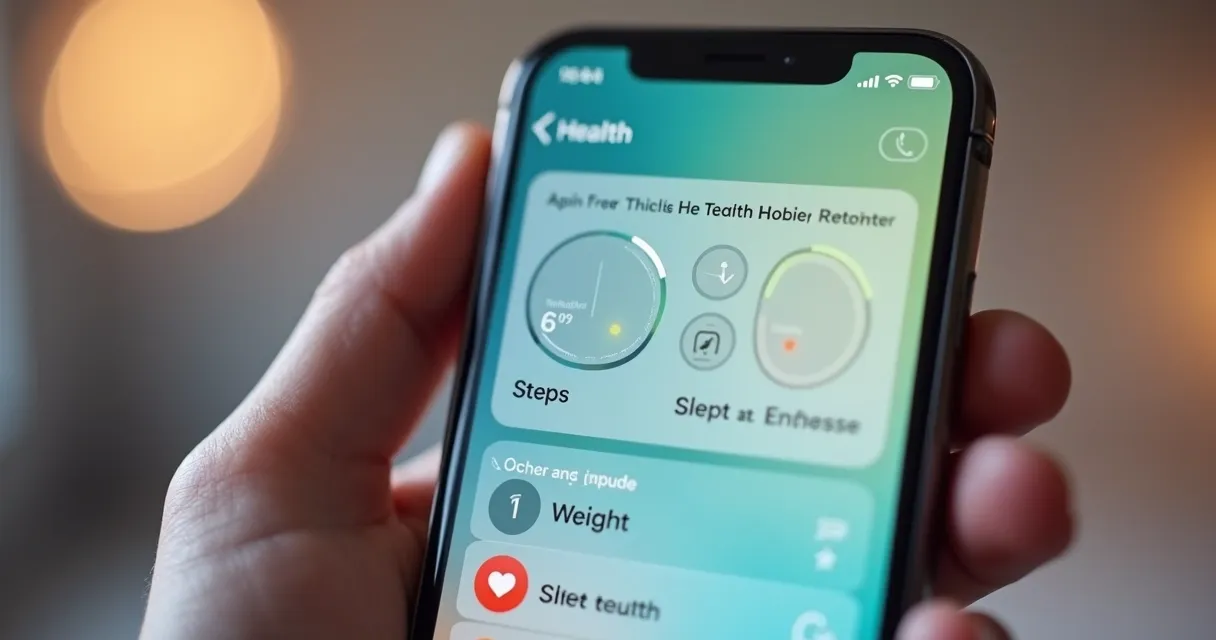 App synchronizing health data with Apple Health
